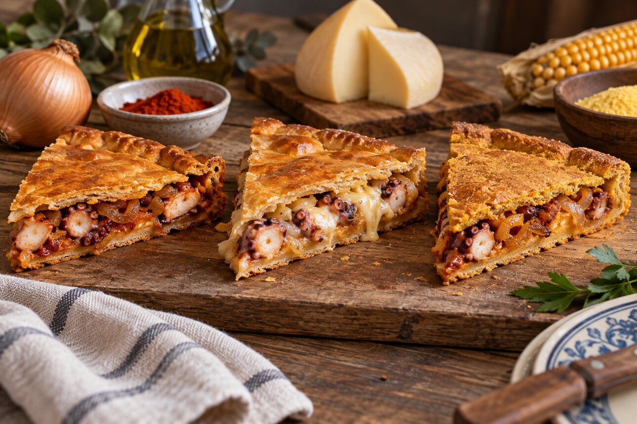 ¿Hay una sola forma de hacer una empanada de pulpo?