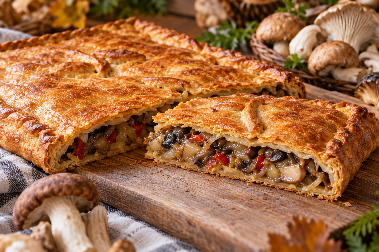 ¿Una empanada de setas sin levadura? El secreto de la masa con cerveza y un relleno jugoso